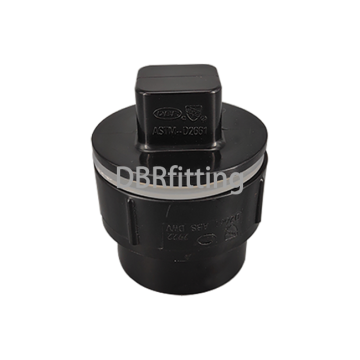 ABS Cleanout Adapter With Plug