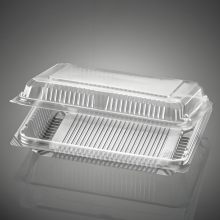 PS Cake Tray BOPS Clamshell Container for Food
