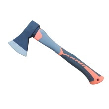 Outdoor Plastic Wrapped Handle Axe Hatchet Cutting Splitting Axe Head