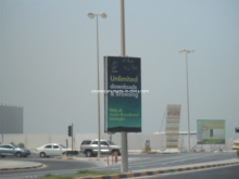 Steet lamp Pole Advertising board