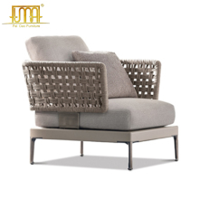 Aluminum Metal Frame Outdoor Swivel Patio Club Chairs