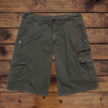 Mans Garment Dye Cargo Shorts 01