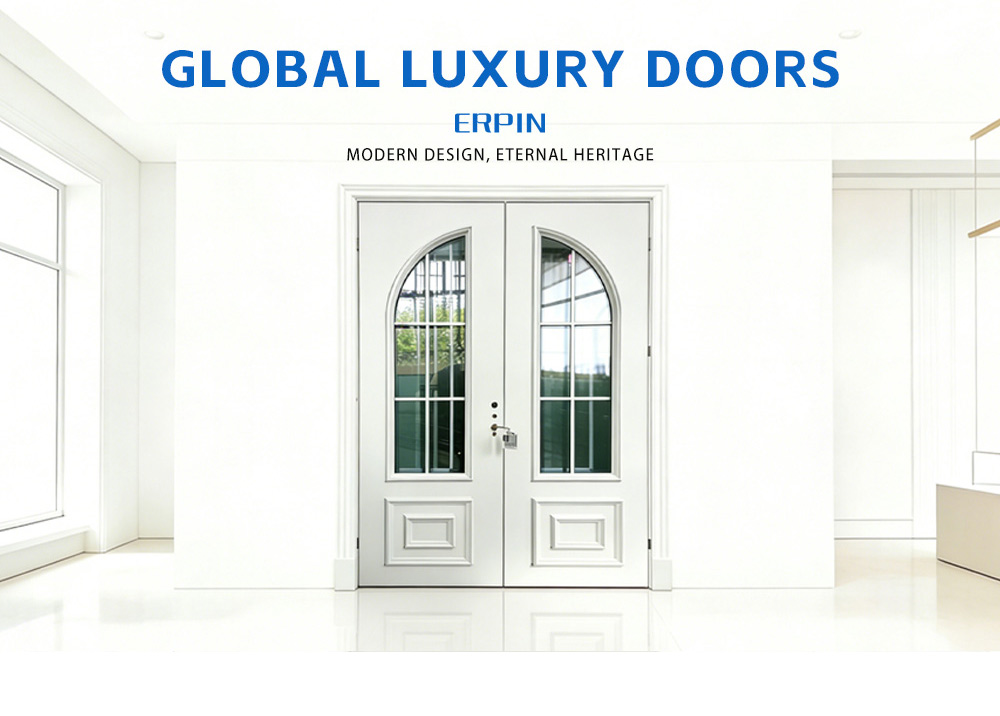 Puertas de aluminio fundido de vidrio-03-X-1 Glass Cast Aluminum Doors-03-X-1