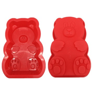 Teddy Bear Shapes Silicone cake mold Silicone mold