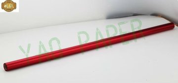 pink cellophane in small rolls