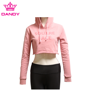 Cheap custom crop hoodies