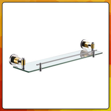 Gloden luxury colored shower glass shelf 3051CG