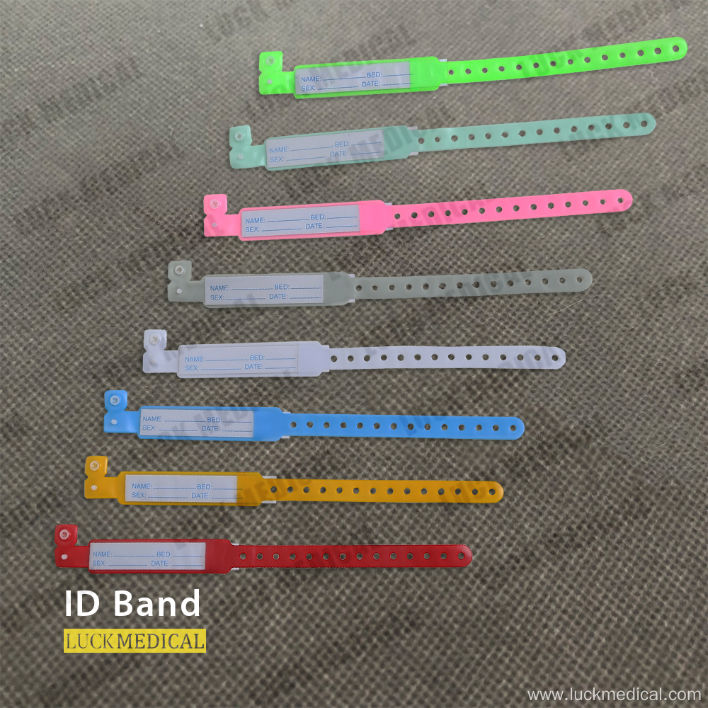 ID Band With Name Card