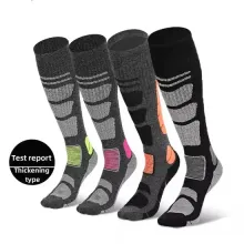 Enhanced Cushioning Socks for Winter Outdoor Comfort
