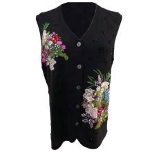 womens black wool jumper