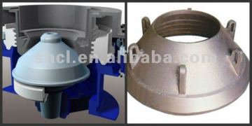 Cone crusher mantle liner