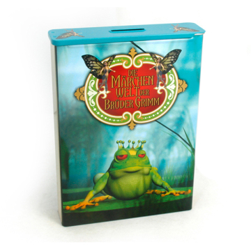 Japanese embossed cartoon dvd tin packaging