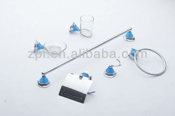 6pcs Low price unique zinc alloy bathroom set