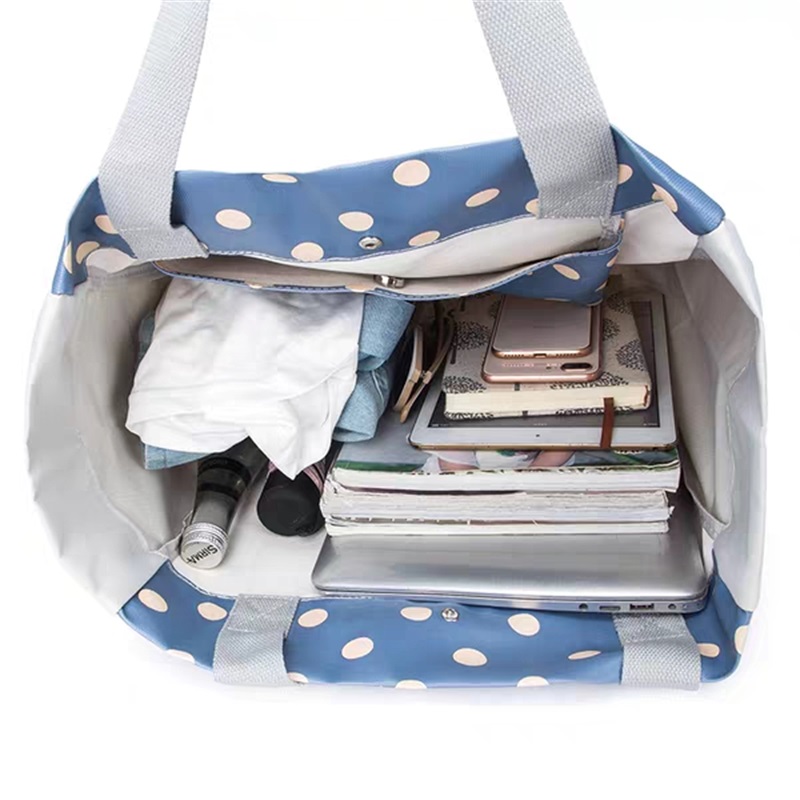 DEQI Wholesale Foldable Shopping Bag Woman Handbag Cheap Reusable Grocery Tote Bag Custom