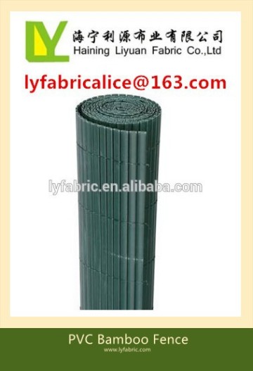 PVC fence PVC bamboo fence PVC balcony fence