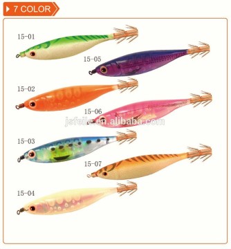 hard plastic squid jigs painted squid jig hooks