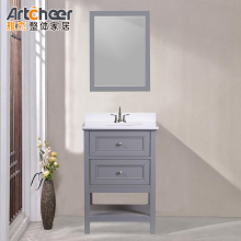 Cheapest 30 Inch Vanity with Wall Cabinet - Luxury Solid Wood Design