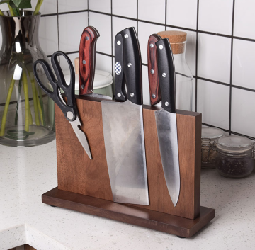 Wooden Magnetic Knife Stand