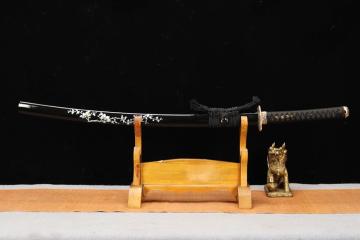 T10 Burned Edge Samurai Sword - Cloud Dragon