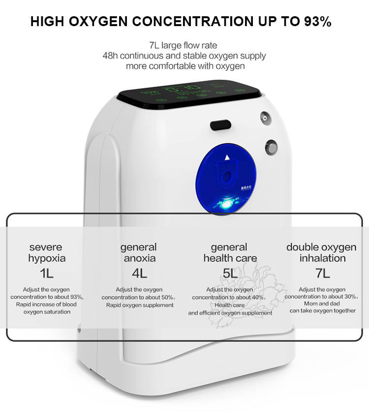 Low Noise Sysmed Airsep Portable Oxygen Concentrator Igo 5L Portable Oxygen-Concentrator