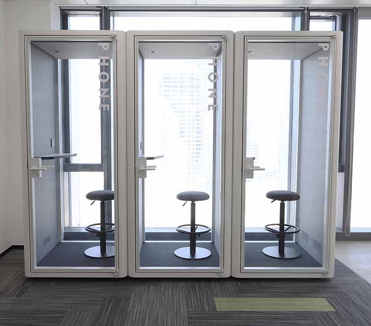 Modern design privacy accoustic soundproof office phone booth