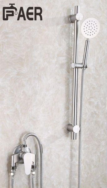 Stainless Steel Bathroom Shower Faucet Set