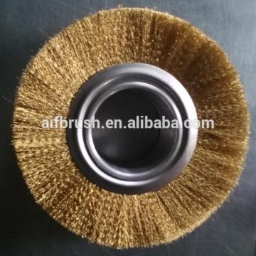 Fast delivery Industrial brass steel wire wheel brush