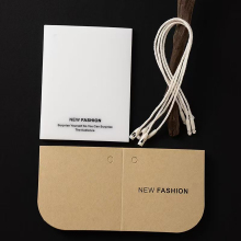 Clothing label hang tag