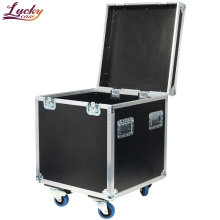 Rolling ATA Case with Speaker and Camera - Aluminum Flight Case with Foam