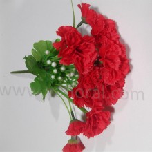 Factory direct red cheap wholesale artificial carnation flowers for Mother's day