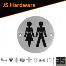 Stainless Steel 304 Indication Sign Plate for Toilet
