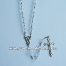 2013 fashion crystal cross rosary necklaces