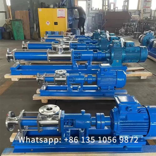 G type single screw pump material stainless steel