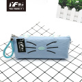 Custom Shiny Kitty style canvas Pencil Case & bag multifunctional bag