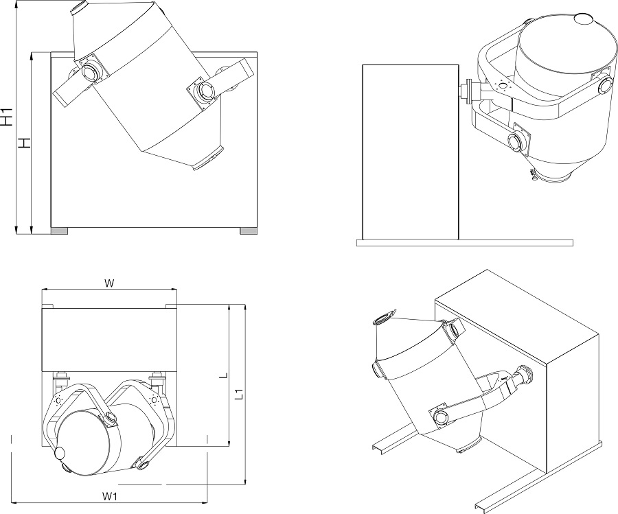 Three Dimension Mixing Equipment