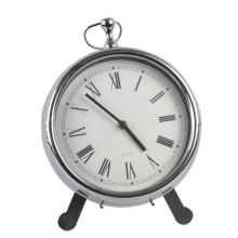 Metal Round Silver Art Clock