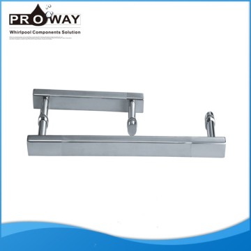 Shower Accessories Glass Door Lever Handle Stainless Steel Square Shower Handle