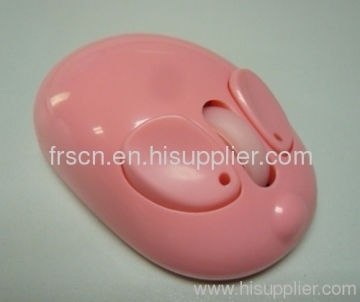 Pink Mini Cute 2.4ghz Wireless Animal Shape Mouse?