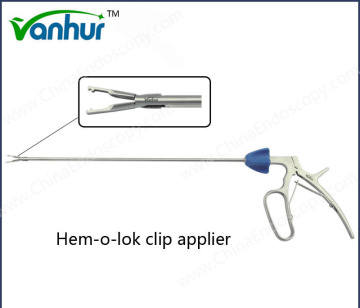 Laparoscopic Instrument Application Hem-O-Lok Clip Applier