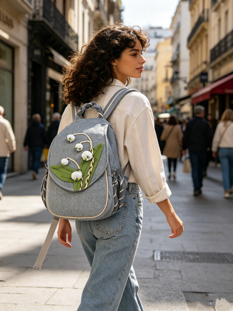 天然纖維背包 Natural Fiber Backpack