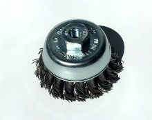 High-Quality Knotted Twist Cup Brush - Heavy Duty