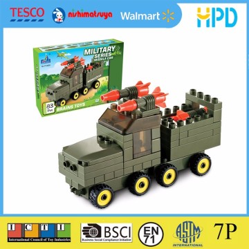 army series plastic tank building block toys