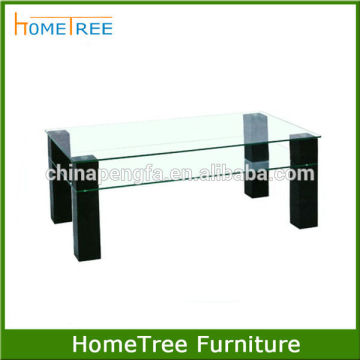 glass coffee table models,wooden leg glass top coffee table