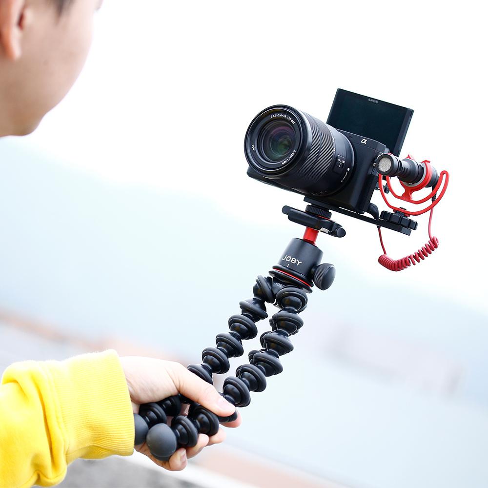 Ulanzi PT-5 Vlog Microphone Mount Adapter Extend Port for Sony A6400 A6500 A6300 Vlog Tripod Mount