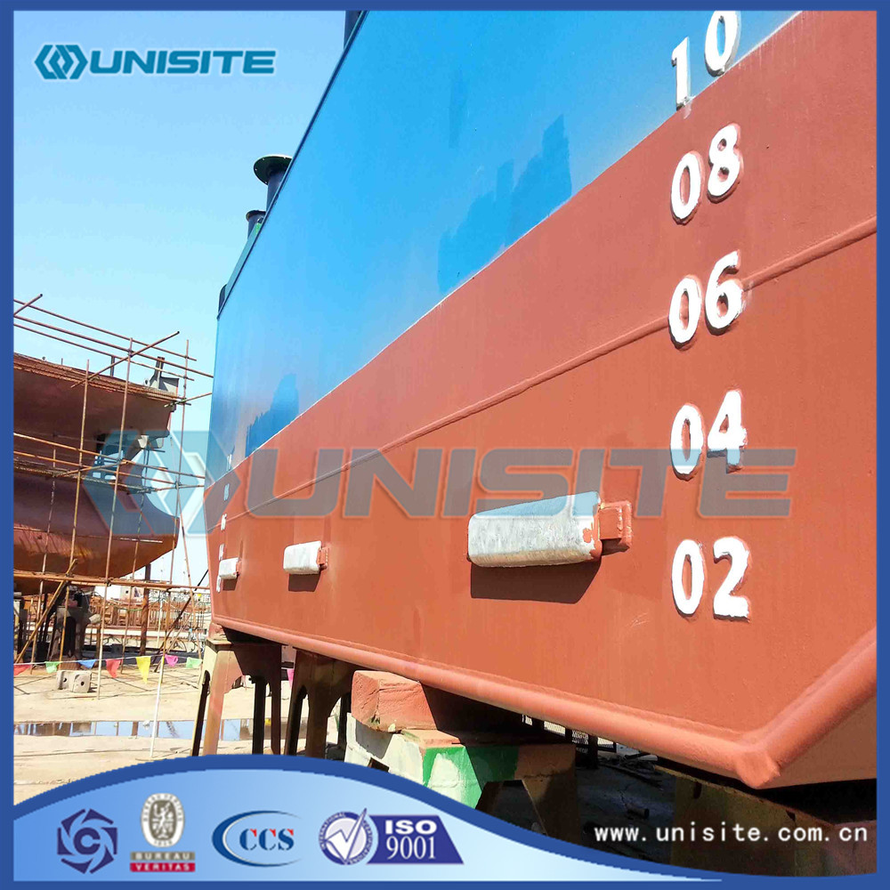 steel pontoons floats for dredging and marine construction