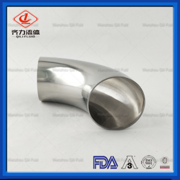 Sanitary Long Radius weld elbow polished