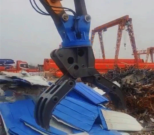 Excavator 360 Degree Rotating Fork Grab for Sale