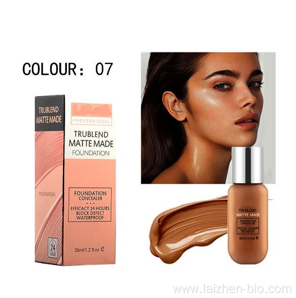 Long lasting full effect natural makeup foundation