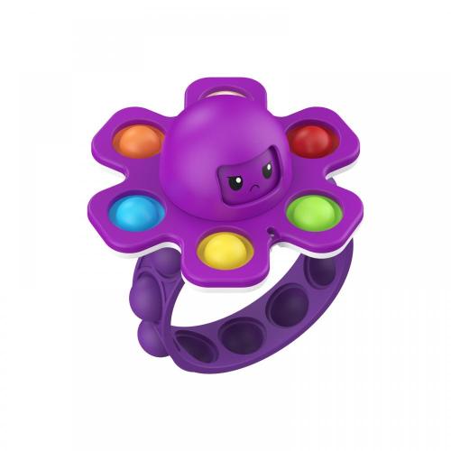 Bracelet en silicone Enfant doigt Main Spinner Pops Fidget