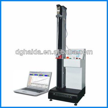 Single column fabric tensile strength tester